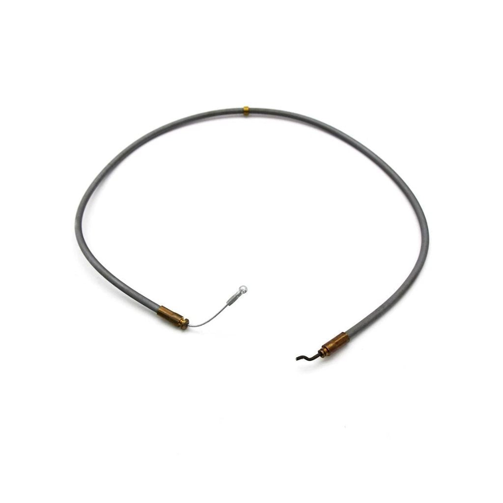 Replacement seat tilt control cable with metal ends displayed in a circular layout.